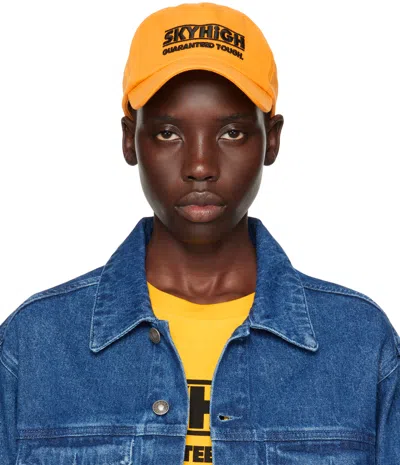 Sky High Farm Workwear Yellow Construction Graphic Logo Cap In 1 Yellow
