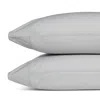 Sky Percale Standard Pillowcase, Pair In Reflection Grey