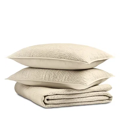 Sky Pickstitch Coverlet Set, Twin - Exclusive In Brown
