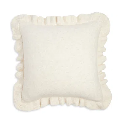 Sky Ruffle Edge Knit Decorative Pillow, 20 X 20 - Exclusive