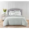 Sky Textured Matelasse Duvet Cover Set, Full/queen - Exclusive In Mineral Grey