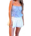 Sky To Moon Bright Dreams Top In Blue In Blue