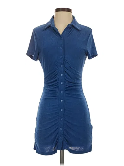 Pre-owned Sky To Moon Casual Dress In Blue