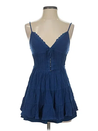 Pre-owned Sky To Moon Casual Dress In Blue