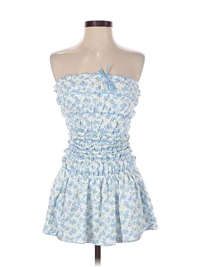 Pre-owned Sky To Moon Casual Dress In Blue