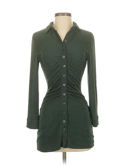 Pre-owned Sky To Moon Casual Dress In Green