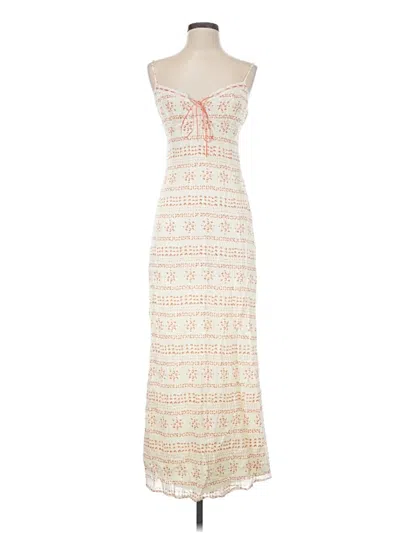 Pre-owned Sky To Moon Casual Dress In Ivory