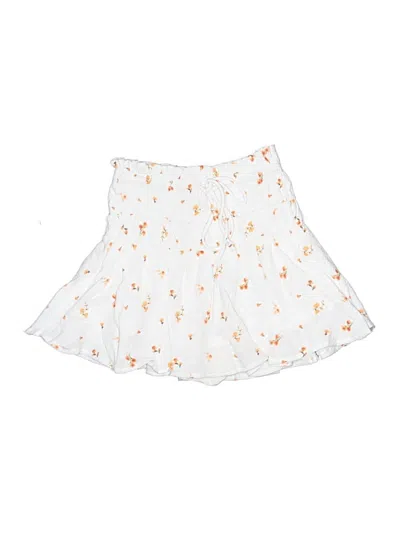 Pre-owned Sky To Moon Casual Skirt In White
