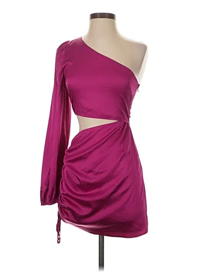 Pre-owned Sky To Moon Cocktail Dress In Burgundy