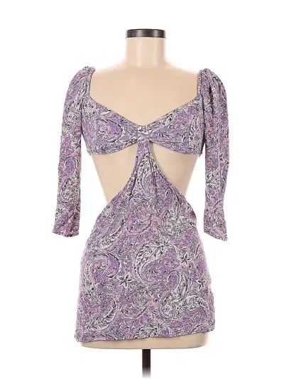 Pre-owned Sky To Moon Cocktail Dress In Purple