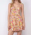 Sky To Moon Floral Wire Tiered Dress In Promise Rena