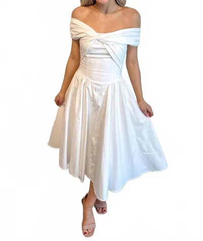 Sky To Moon Genevieve Maxi Dress In White