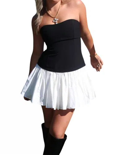 Sky To Moon Midnight Ballet Dress In Black In Multi