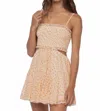 Sky To Moon Olivia Mini Dress In Orange In Orange