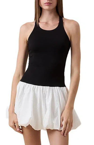 Sky To Moon Racerback Tank Minidress In White