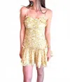 Sky To Moon Sea Side Mini Dress In Yellow In Yellow