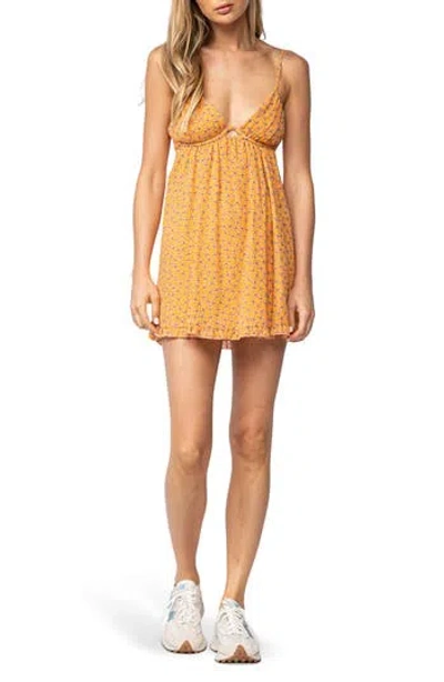 Sky To Moon Sleeveless Swing Minidress In Pattern