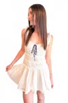Sky To Moon Sunny Afternoon Mini Dress In White In White