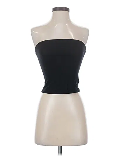 Pre-owned Sky To Moon Tube Top Black Strapless Neckline Tops