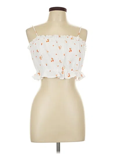 Sky To Moon Tube Top White Strapless Neckline Tops