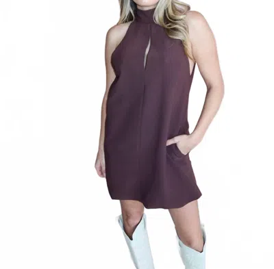 Sky To Moon Women's Twist Of Fate Mini Dress In Purple