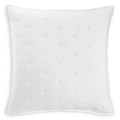 Sky Tufted Quilted Euro Shams, Pair - Exclusive In White