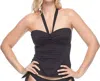 Skye Sulawesi Amelia Tankini Top In Black In Black