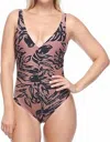 Skye Sulawesi Jennifer One-piece Bikini In Black In Black