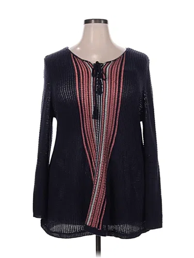 Pre-owned Skye's The Limit Cardigan Sweater In Blue