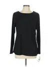 Skye's The Limit Long Sleeve Top Black Boatneck Tops In Black