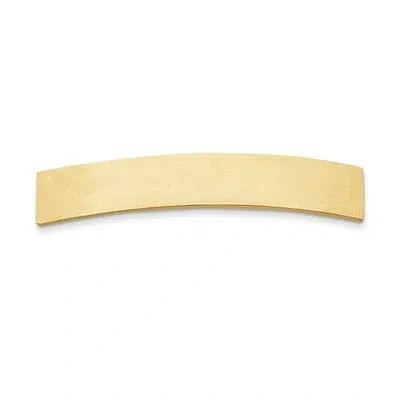 Pre-owned Skyjewelers Real 14kt Yellow Gold 46x7x1.25 Mm Id Plate