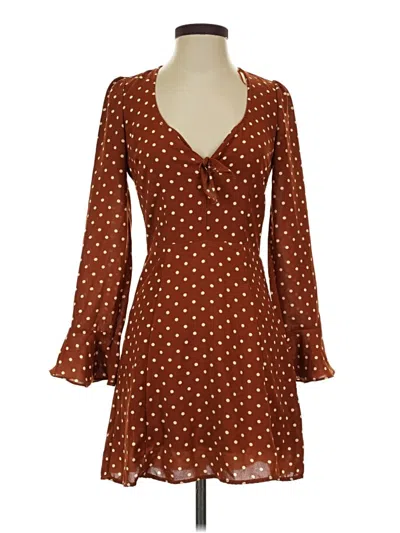 Pre-owned Skylar + Madison Casual Dress In Brown