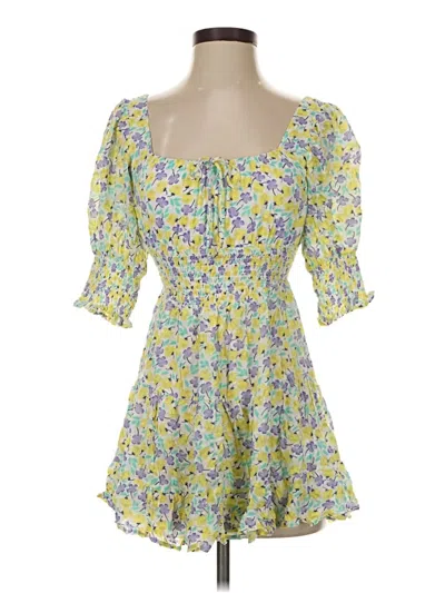 Pre-owned Skylar + Madison Casual Dress In Yellow