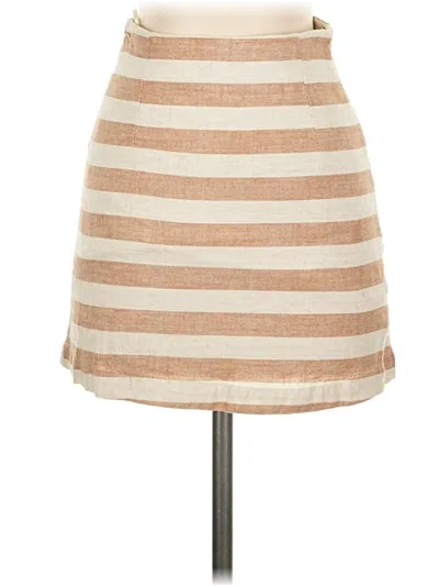 Pre-owned Skylar + Madison Casual Skirt In Tan
