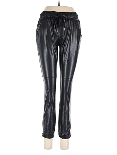 Pre-owned Skylar + Madison Faux Leather Pants In Black