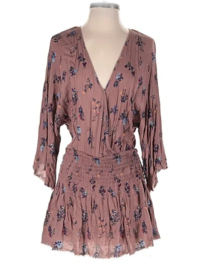 Pre-owned Skylar + Madison Romper In Brown