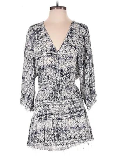Pre-owned Skylar + Madison Romper In Gray