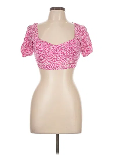 Pre-owned Skylar + Madison Tank Top Pink Sweetheart Neckline Tops
