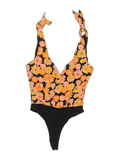 Pre-owned Skylar Rose Bodysuit In Orange