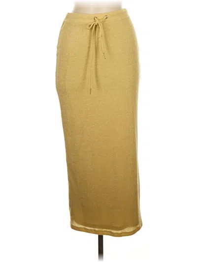 Pre-owned Skylar Rose Casual Skirt In Gold