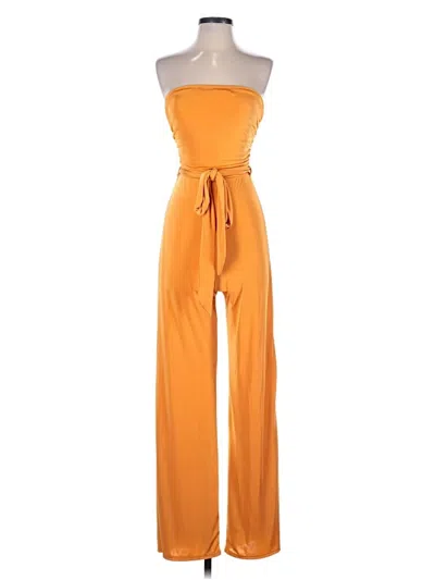 Pre-owned Skylar Rose Jumpsuit In Orange