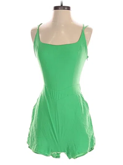 Pre-owned Skylar Rose Romper In Green