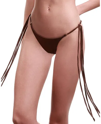Skyler Swimwear V Bikini Bottom In Brown