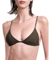 Skyler Swimwear Vi Bikini Top In Green