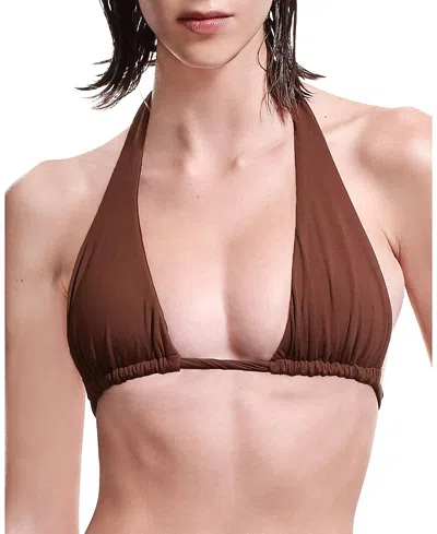 Skyler Swimwear Vii Bikini Top In Brown