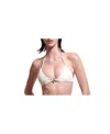 Skyler Swimwear X Bikini Top In White