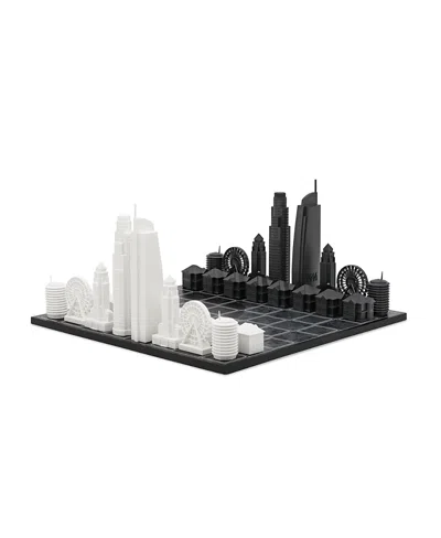 Skyline Chess - Chess Set Acrylic Los Angeles Edition With Wood Map Board, Ages 14+ In Multi Color