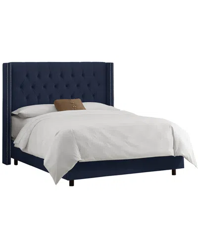 Skyline Furniture Bed In Blue