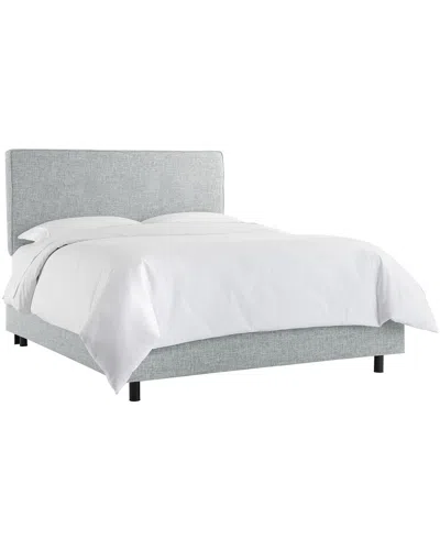 Skyline Furniture Box Seam Bed In Gray