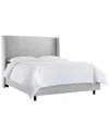 Skyline Furniture Contemporary Wingback Bed